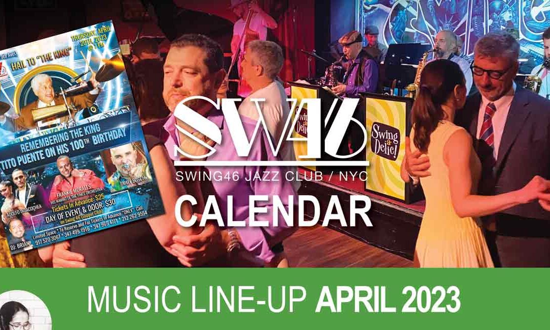 The April music Line-Up Calendar